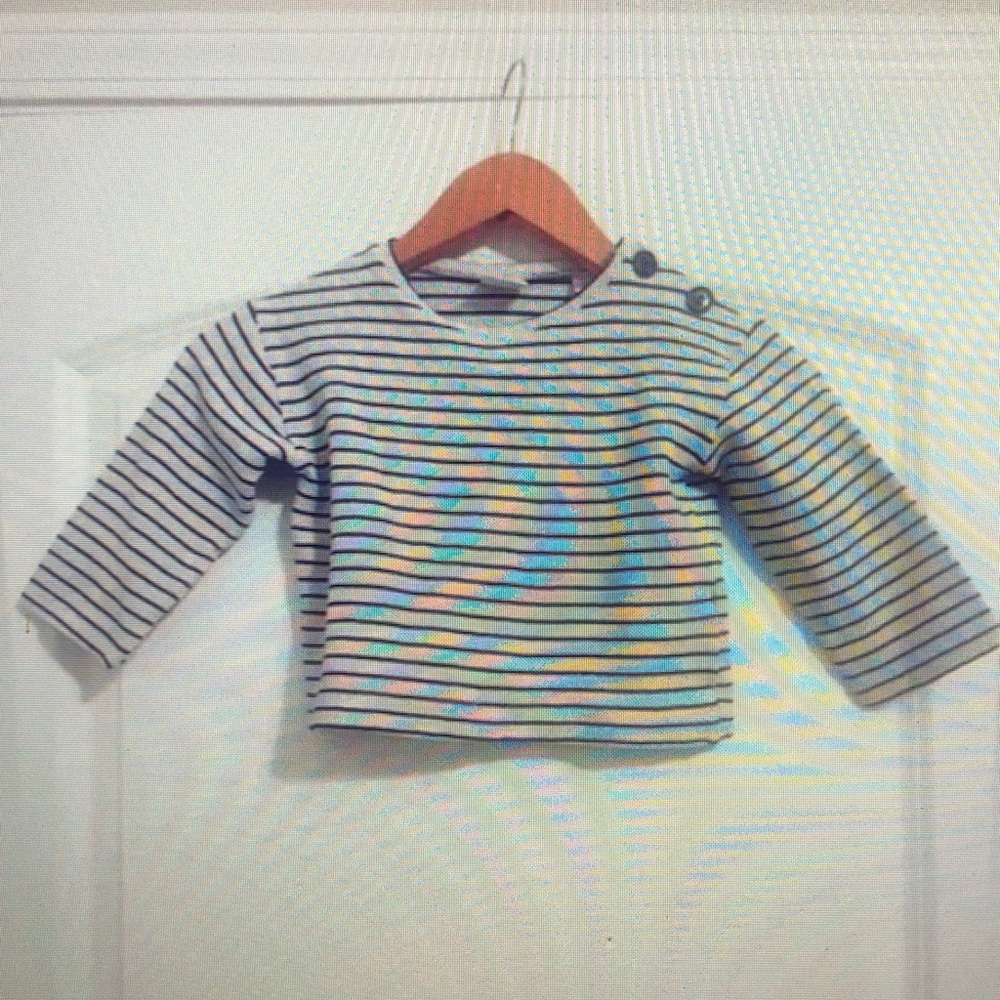 Striped Long Sleeve Baby Top